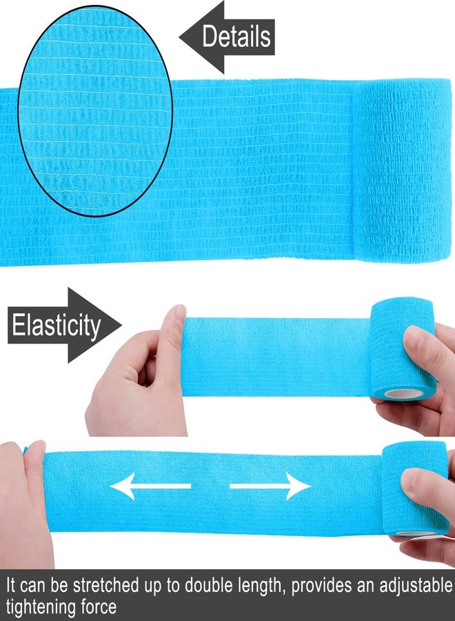 BQTQ 120 Rolls Self Adhesive Bandage 2 Inch Self Adherent Wrap Colored Tape Sticky Athletic Wrap for Sports Vet Wrist Ankle Sprains (Rich Color) - Image 4